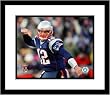 Tom Brady New England Patriots NFL Framed 8x10 Photograph 2007 Playoffs Fist Pump
