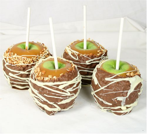 erin's chocolate almond caramel apple - set of 4 by Ultimate Nut & Candy Co.