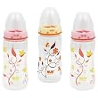 Nuk BPA Free 10oz Whimsy Bottles 3 PK - Girls