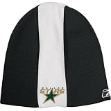 DALLAS STARS CENTER ICE KNIT BEANIE HAT TOQUE SKI CAP- CENTER STRIPE ADULT SIZE
