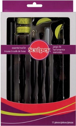 Sculpey Essential Tool Kit *** Product Description: Sculpey Essential Tool Kit. This Tool Kit Contains Eleven Must-Have Tools For Anyone Looking To Work With Clay. This Kit Contains One Acrylic Clay Roller, One Super Slicer Blade With Two Safety ***