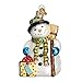 Old World Christmas Ornaments: Gleeful Snowman Glass Blown Ornaments for Christmas Tree