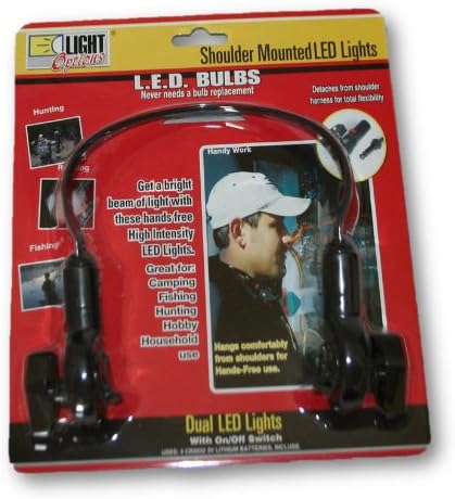 Shoulder Mounted LED Lights - Never Needs Bulb Replacement