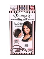 Bumpits 21429 Hair volumizing Leave-in Inserts, Dark Brown/Black