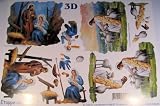 A4 3D Le Suh step by step decoupage sheet for card craft - religious - Jesus Christ, nativity scenes