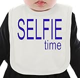 Selfie Time Funny Slogan ネクタイを有する有機ビブ Medium