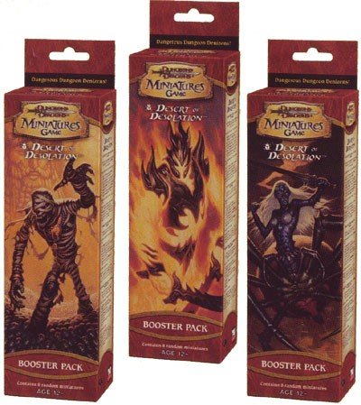 D and D Dungeons and Dragons Trading Miniatures Game Booster Pack Desert of Desolation