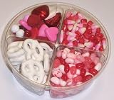 Scott's Cakes 4-Pack Cupid Corn, Deluxe Valentine Mix, Valentine Beans, & White Pretzels