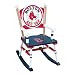 Boston Red Sox MLB Wooden Rocking Chair
