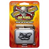 Skull Screws Hi Tech Ear Plugs, 1-Pair (Pack of 3)