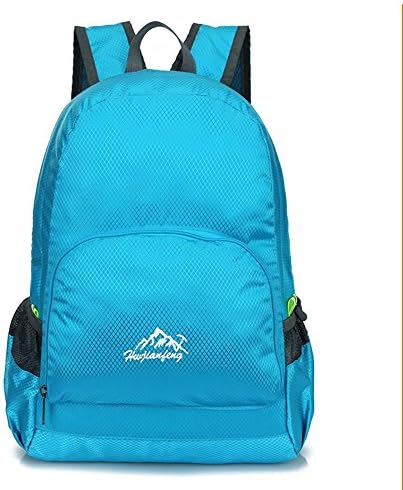 20 - 35L Fordable Hiking Backpack - Ultralight Packable Outdoor Backpacks Carry on Lightweight Waterproof Day Pack - Camping Running Sports Ultra Light Travel Bag - Women Men Dayback (Blue)