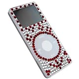 Eforcity Special Crystal Sticker for iPod nano [Compatible with: Apple iPod nano 1GB / 2GB / 4GB] #5 - Fire and Ice w/ Water Resistant Coating (Protection) w/ Accurate & Easy Installation