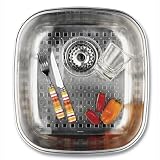 Sink Mat - Small Crystal Clear PVC Sink Protector by Better Housewares