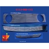 05 06 07 08 09 Ford Mustang GT V8 Upper+Bumper+Hood scoop 5pc Combo Billet Grille... by Unknown