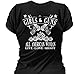 Sons of Liberty Girls & Guns. All American Woman. Womens T-Shirt