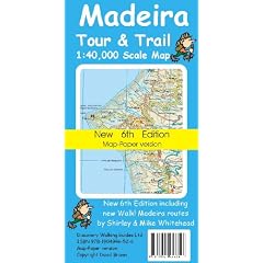 Madeira Tour and Trail Map 6th edition Map-Paper version (Tour & Trail Maps)