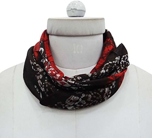 Fashion Women Wrap Square Batik New Pure Silk Soft Scarf Indian Hijab 30"X30"