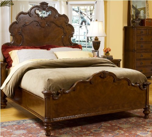 Traviata Queen Panel Bed - Largo Furniture