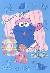 COOKIE MONSTER MINK BLANKET