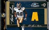 2005 Donruss Classics Isaac Bruce Team Colors Jersey 74/199 St Louis Rams Football Card - Mint Condition - Shipped In Protective Display Case