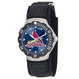 MLB Men's MDV-STL Agent Series St. Louis Cardinals Velcro Watch