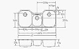 Franke : Regatta Series RGX170 45 Stainless Steel Sink