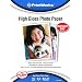 Printworks High Gloss Photo Paper, 8.5 Mil, Inkjet, 15 Sheets, 8.5 x 11 Inch (00547)