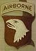 101st Airborne Division Desert Patch with Tab