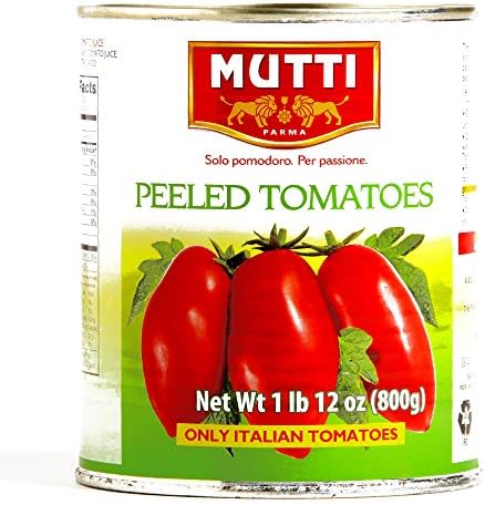 Mutti PeeledTomatoes 28 oz each (2 Items Per Order)