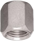 Brennan 0304-C-04-SS, Stainless Steel JIC Tube Fitting, Cap Nut, 1/4