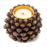 Forest Pine Cone Tealight Holder Centerpiece