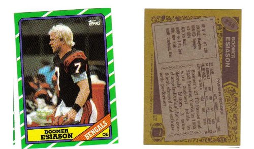 Boomer Esiason Cincinnati Bengals 1986 Topps Football Rookie Card