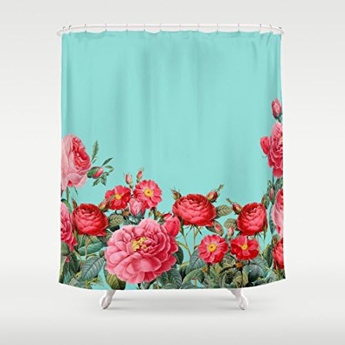 "Fab Floral" Bold Floral Shower Curtain