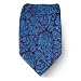 Men's XL-Extra Long- Silk Woven Necktie - Burgandy and Teal
