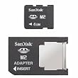 SanDisk Memory Stick Micro 4GB SDMSM2B-004G-J95