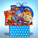 Spiderman Gift Baskets for Boys Full of Activities and Candies Perfect Gift for Birthday or Get Well Wishes