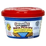 Gerber Graduates Pasta Pick-Ups, Chicken and Carrot Ravioli, 6-Ounce Microwavable Tubs (Pack of 12)