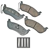Akebono ACT1109 ProACT Ultra-Premium Ceramic Brake Pad Set by Akebono