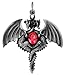 SUMMIT COLLECTION Double Dragon Pendant Collectible Medallion Necklace Accessory Jewelry