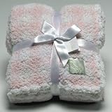 Pickles Adorable Ultra Soft Baby Pink Checked Baby Toddler Blanket
