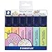 Staedtler 364 CWP6 Textsurfer Classic Pastel Highlighter Made in Germany, with Large Ink Memory for Extra Long Marking Performance, Case with 6 Colours Pastel)