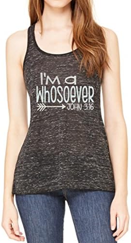 I'm A Whosoever Stone Black-Silver Tank Top Shirt (x-large)