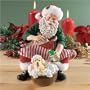 Possible Dreams Santa Working At The Dog Wash Figurine