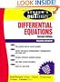 Schaum's Outline of Differential Equations, 3rd edition (Schaum's Outline Series)