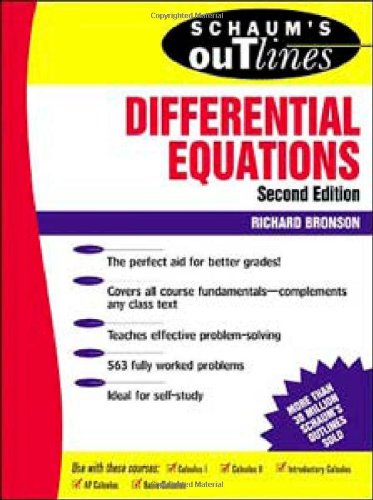 Schaums Outline of Differential Outline Series)