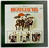 Record Album Sleeve Frame with Black Solid Wood Moulding and Glass Front