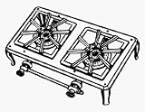 Heavy-Duty Cast Iron 17K BTU Propane Hot Plate
