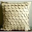 Mermaid - Decorative Pillow Covers - Leather Pillow Cover with Mermaid Design