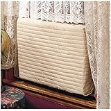 Indoor Air Conditioner Cover (Beige) (Medium - 15 -17"H x 22 -25"W x 2"D)