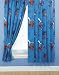 CharacterWorld Spiderman Light Blue Spidey Curtains Including Tie Backs, 72 Inch